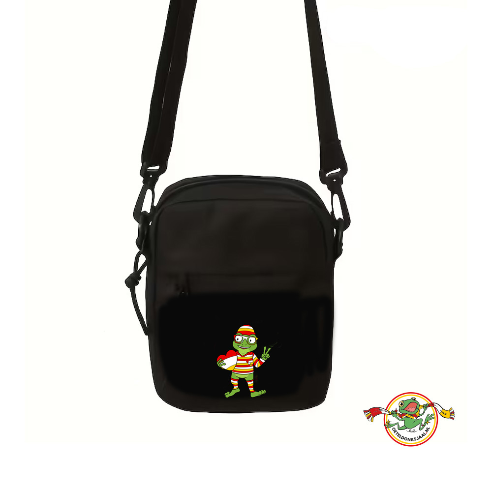 Oeteldonk-cross-body-bag-kikker-rood-wit-geel-hart
