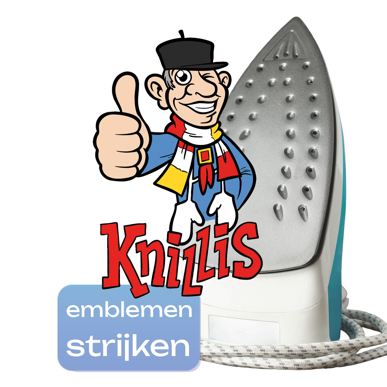 emblemen-strijken-strijkinstructie