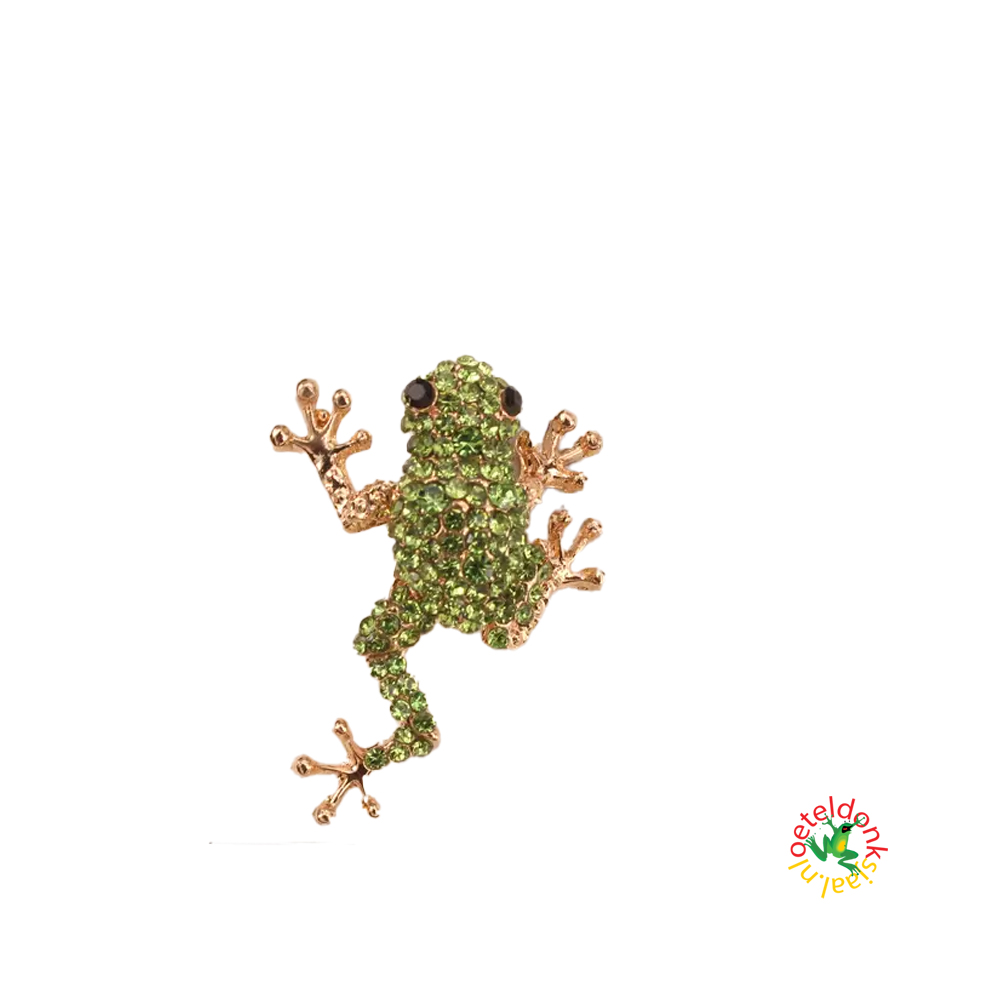 oeteldonk-broche-kikker-groen-goud-carnaval