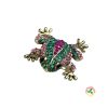 oeteldonk-broche-kikker-roze-groen