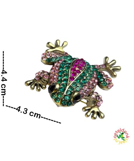 oeteldonk-broche-kikker-roze-groen-den-bosch