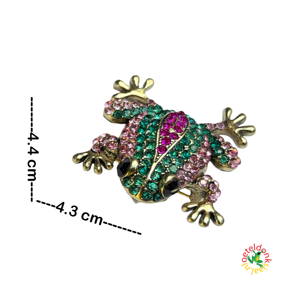 oeteldonk-broche-kikker-roze-groen-den-bosch