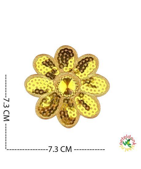 oeteldonk-glitter-embleem-bloem-pailletten-geel