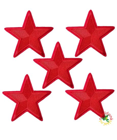 oeteldonk-embleem-ster-rood-set