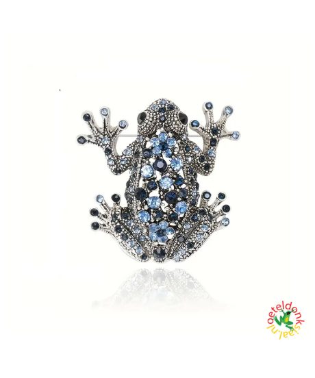 oeteldonk-kikker-broche-blauw-kopen