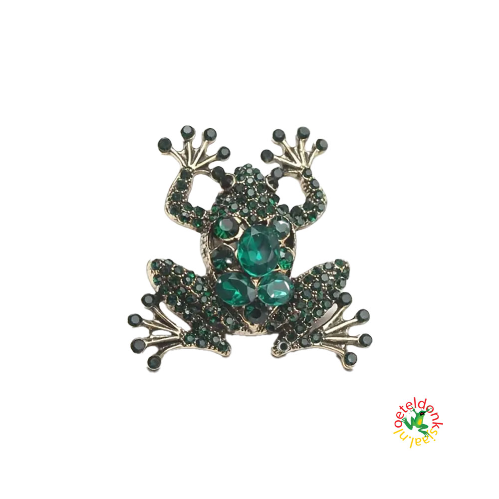 oeteldonk-kikker-broche-groen