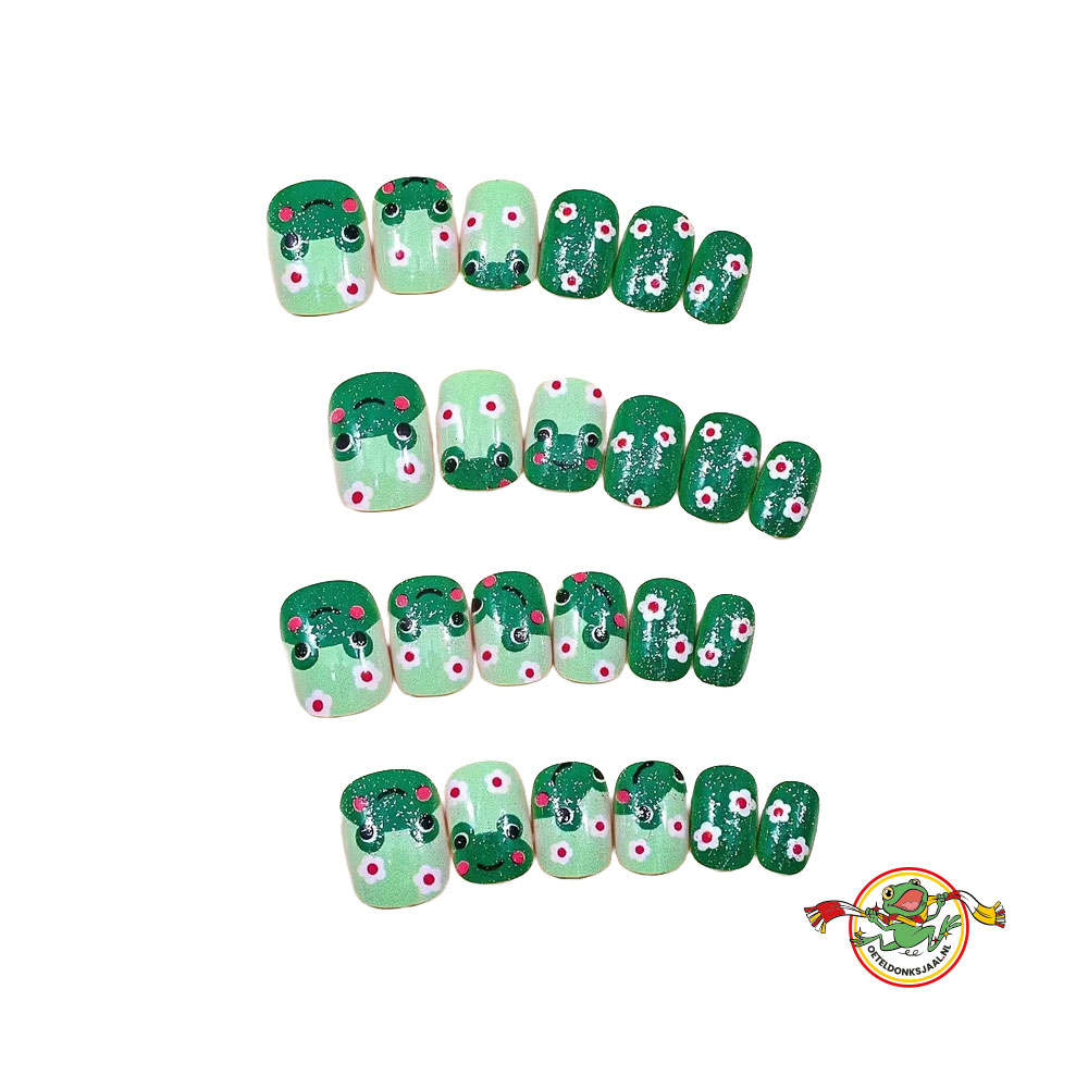 oeteldonk-kunstnagels-kikker-design
